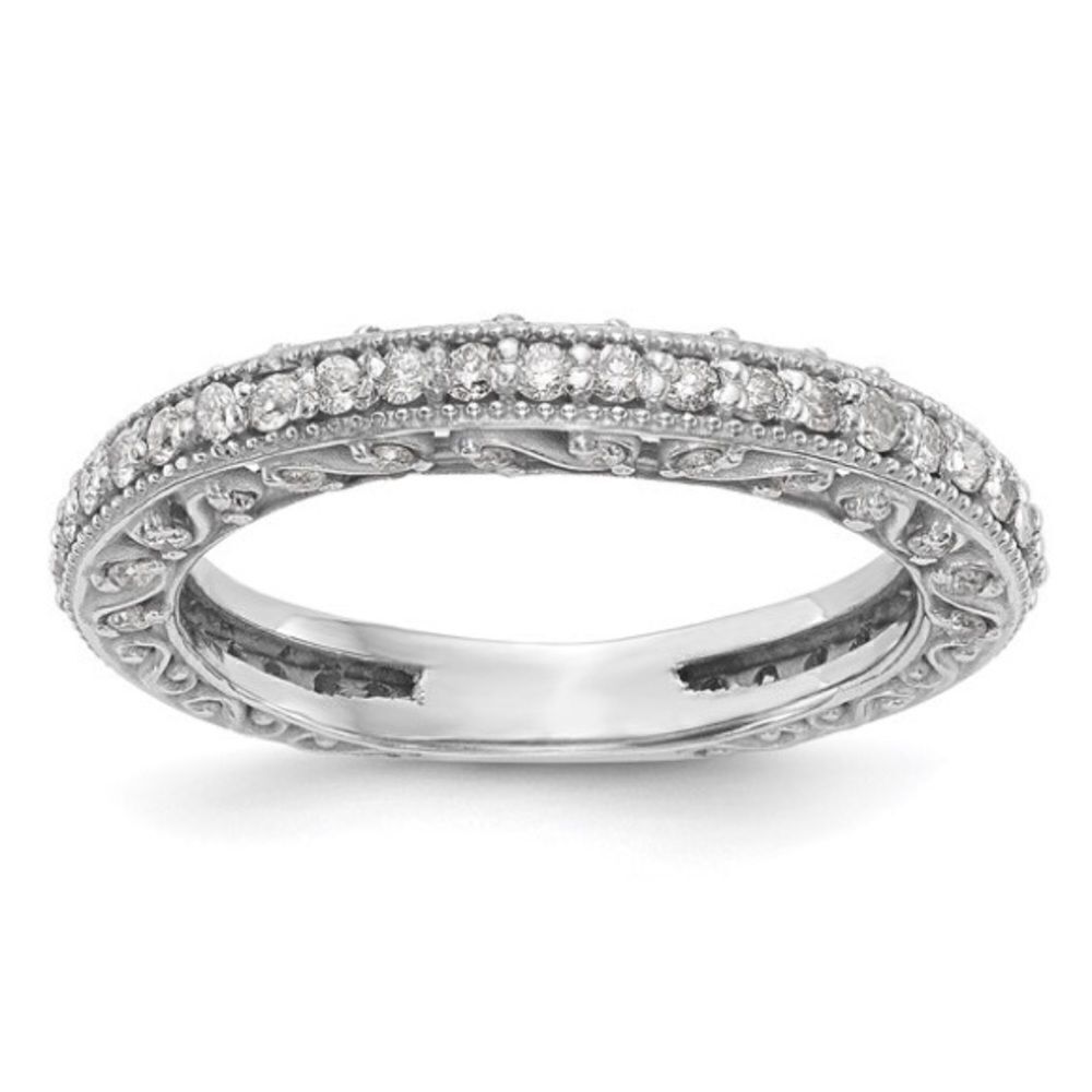 New Platinum Diamond Wedding Band
